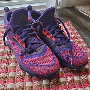 Size 11 adidas glow in the dark basketball shoes